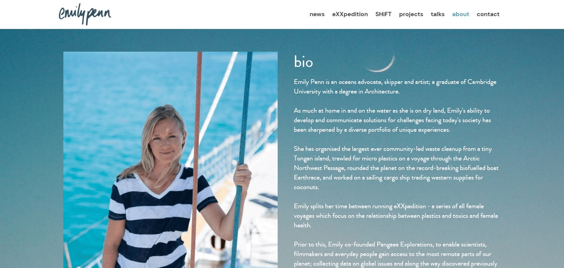 Strikingly用戶傳記實例三 Strikingly用戶傳記實例三